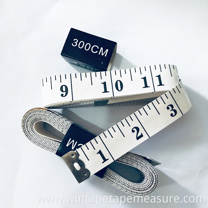 Custom Personalized Flexible Tailor Measuring Tape Folding Function of Measuring Tape PVC and Fiberglass by Customer 3m*20mm